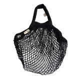 0690 Авоська с короткой ручкой, черная