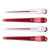 NY4 DEWAL Зажим для волос Новый год, цветной, пластик/металл, 11 см, 4 шт.