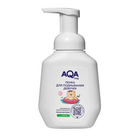 AQA baby Пенка для девочек, 250 мл.