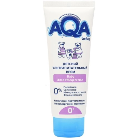 AQA baby Детский ультрапитательный крем, 75 мл.