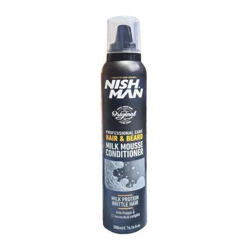 NISHMAN Мусс-кондиционер для волос MILK, 200 мл.